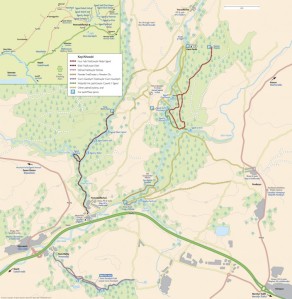 Map of trails